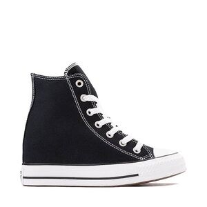 Converse All Star High Top Women’s Black Wedge Sneakers Size 10 NEW